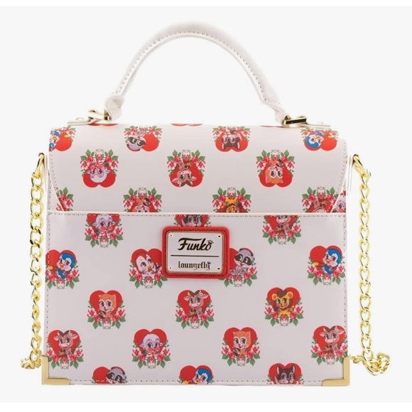 Loungefly Funko Villainous Valentines Crossbody Bag Retro Design 🆕🆕🆕 - Picture 4 of 11